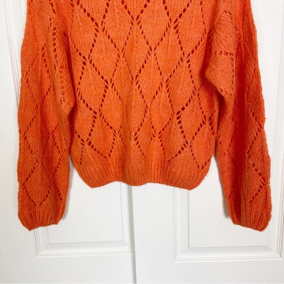 Moon River Open Knit Chunky Sweater - Picture 3 of 8